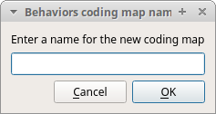 Behaviors coding map name