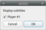 Display subtitles