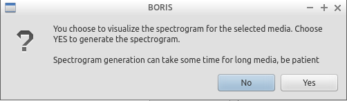 Spectrogram generation