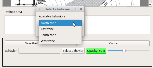 Behaviors coding map