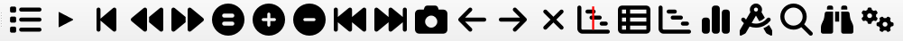 The BORIS toolbar